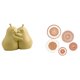 thumbnail image 1 of sujetalibros decorativos,Sujetalibros decorativos para oficina,hogar,libros pesados,Manualidades de pared,Decoración para colgar en la pared,ratán artesanal tejido,Juego de decoración de, 1 of 8