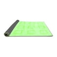 thumbnail image 2 of Ahgly Company Indoor Square Solid Green Modern Area Rugs, 5' Square, 2 of 4