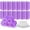 Purple, variant on Hair Rollers, 12Pcs Large Self-Grip Hair Curlers with 12Pcs Stainless Steel Duckbill Clips, for Long Medium Thick Hair Volume (Purple)