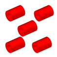 thumbnail image 2 of 5 de la cubierta de la manga del silicón del protector del marco del protector de los cables de la bicicleta que n en la cubierta oscura Rojo 1 Soledad Protector del cuadro del cable de la bicicleta, 2 of 7