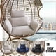 thumbnail image 2 of Esterilla de hamaca para colgar en el jardín, cojín de asiento oscilante para interiores y exteriores, cesta colgante para silla, cojín de asiento oscilante Fivean unisex, 2 of 2