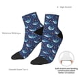 thumbnail image 6 of Pofeuu Party Shark Cut Print 30cm Socks, Adult Running Hiking Socks for Youth and Adult, 6 of 7