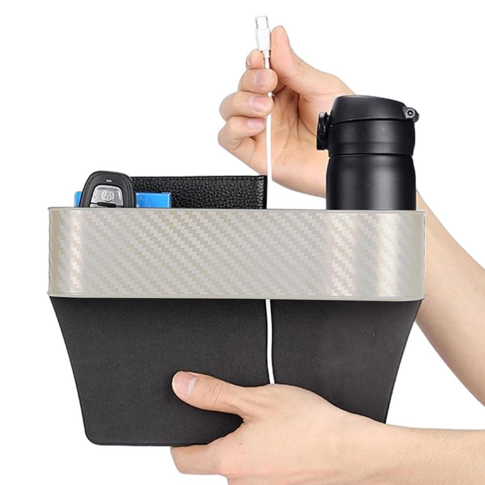 Tohuu Car Seat Filler Car Front Seat Organizer Storage Box for Car Seat