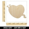 thumbnail image 2 of Yarn Heart Knitting Wood Shape Unfinished Piece Cutout Craft DIY Projects - 4.70 Inch Size - 1/4 Inch Thick, 2 of 7