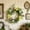 Green A, variant on Giunmcul Easter Egg Flower Garland Wreath Artificial Greenery with Lily and Decorative Eggs for Wall Door Mantel Spring Home Decor Choose Size 1 Piece