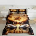 thumbnail image 2 of Castle Fairy Romantic Swan Full Size Comforter Sets,Happy Valentine's Day Bedding Sets, 2 of 8