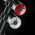 thumbnail image 3 of 1/2pc Bicycle Light Night Riding Lamp Mountain Bike Front Rear Lights Cycling High/Low Beam Accessory LED USB Rechargeable Torch, 3 of 12