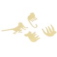 thumbnail image 3 of Colgante de decoración de plantas, 6 piezas de metal para decoración de plantas, conjuntos de animales decorativos, accesorios colgantes fieles a su promesa, 3 of 8