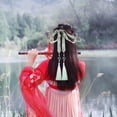 thumbnail image 4 of unbranded Ribbon Hanfu Con Tassel Verde Claro Accesorio Tradicional De Estilo Chino Elegante Y Suave, 4 of 7