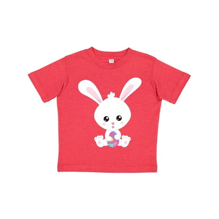 

Inktastic Easter Bunny Little Bunny Dotted Easter Egg Gift Toddler Boy or Toddler Girl T-Shirt