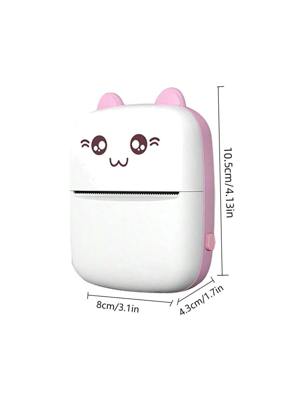 Portable Mini Printer Pocket Wireless Thermal Printer Inkless Sticker Maker Compatible With IOS Android For Labels Receipts Photos Notes School Home Office