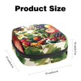 thumbnail image 2 of Sanitary Napkin Storage Bag, Colorful Floral Garden Fruits Vintage Style Portable Menstrual Pad Bag for Teen Girls Store Panty Liners Tampons Sanitary Pads for Women Ladies, 2 of 6