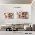 thumbnail image 4 of Elephant Stock Blush Bouquet Wall Art - Horizontal Multi Panel Canvas - Living Room Wall Decor - Floral And Botanical Multi Panel - Pink And Gray Decor By Danhui Nai - 74" x 48", 4 of 8