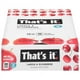 thumbnail image 4 of Eso es todo. Manzana + Cereza Barra de fruta real 100% natural, mejor vegano alto en fibra, refrigerio saludable sin gluten, paleo para niños y adultos, sin OGM, sin azúcar añadido, sin conservantes,, 4 of 5