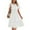 White #016, variant on Mini Dresses for Women 2026 Casual Lightweight Short Sleeve V Neck A Line Party Holiday Dress Light Blue 2XL