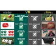 thumbnail image 2 of JAPER BEES Bocce Ball Set Solid Resin 90mm Outdoor Lawn Games for Family with 8 Balls 1 Pallino Measuring Rope Canvas Carrying Case, 2 of 6