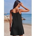 thumbnail image 2 of EKOUAER Womens Bathing Suit Cover Up Summer Swim Beach Dress Cover Up Spaghetti Strap Swimwear Sexy Swimsuit Coverup, 2 of 6