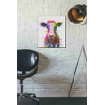 thumbnail image 3 of Epic Graffiti 'Rainbow Splash Cow' by Fab Funky Canvas Wall Art, 16"x18", 3 of 3