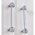 thumbnail image 6 of Gamvdout 1 Pieces Dresser Hardware Handles Crystal Door Knob Clear Cabinet Knobs Round Cupboard Cabinet Drawer Handle Closet Pull Handles for Kitchen Cupboards Chrome, 6 of 9