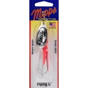Mepps Flying C Inline Spinner, Hot Pink Silver