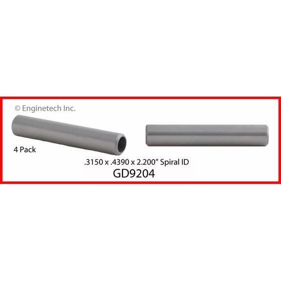 Enginetech GD9204 Engine Valve Guide - 4 Pack