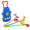 thumbnail image 4 of Deluxe Golf Set For Kids Comes With 3 Golf Clubs, 3 Balls, And 2 Practice Holes, 4 of 6