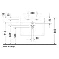 thumbnail image 2 of Duravit 045480-1Hole Vero 32" Ceramic Vanity Top - White with WonderGliss / Glazed, 2 of 7