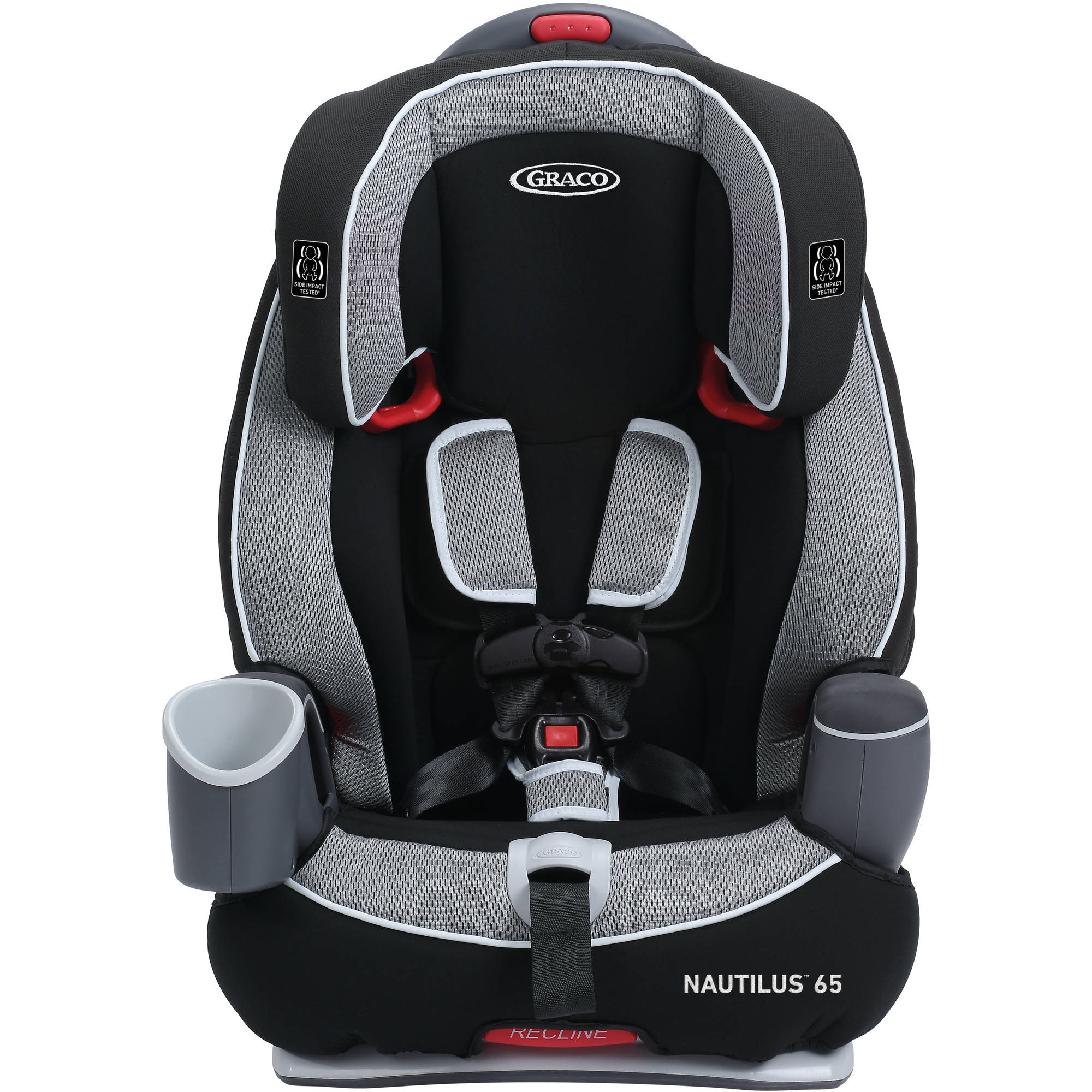 Graco Nautilus 65 3-in-1 Harness Forward Facing Booster Car Seat, Track Black/Gray - image 3 of 4