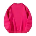 thumbnail image 2 of Xuanheng Chandail à Col Rond pour Femmes, Vêtements d'Hiver et d'Automne pour Camping, Randonnée, Maison, Bureau, Rose Pâle, 2 of 7