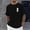 Black, variant on T Shirts for Men Cotton Loose Fit Graphic Crewneck Summer Tshirts Big and Tall Oversized Casual Plain Classic Fitted Tees White XXL