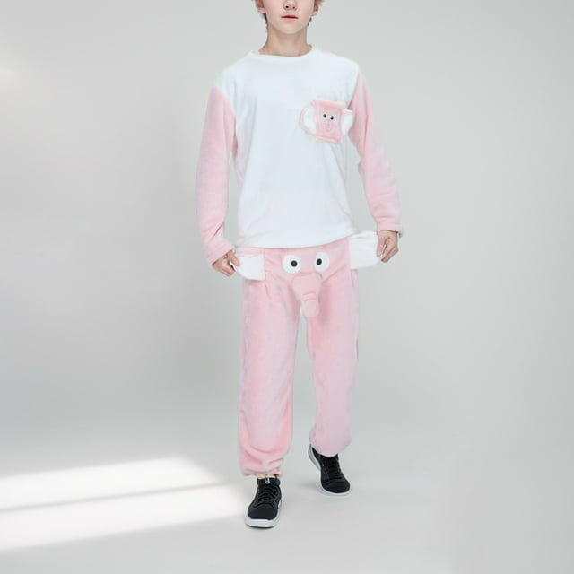 Ceisia Gift Men's Funny Prank Gift Casual Sports Long Sleeve Round Neck Two Piece Top And Pants Set