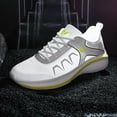 thumbnail image 3 of Men'S Summer Outdoor Running Shoes - Breathable Mesh & Fabric Upper, Shock-Absorbing PVC Sole, Slip-On/Lace-Up Closure, All-Season Lightweight Design for Hiking, Casual Wear & Cross-border Sports,, 3 of 8