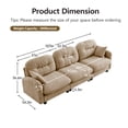 thumbnail image 4 of GAKMCIL 107" Loveseat Sofa, 3 Seater with Upholstered Large Size Deep Seat,Cloud Sectional Couches Chenille Fabric for Living Home, 4 of 13