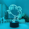 thumbnail image 5 of Luz nocturna LED 3D Adventure Time Jake's Dogs que cambia de color, 5 of 5