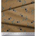 thumbnail image 3 of Soimoi Velvet Fabric Airplane,Guitar Wire & Notes Musical Instrument Printed Fabric 1 Yard 58 Inch Wide, 3 of 3