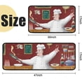 thumbnail image 3 of 2Pcs Kitchen Rugs Nonskid 2 Pieces Chef Kitchen Mats for Indoor Non Slip Waterproof Standing Kitchen Runner Mats 17"x30"+17"x47", 3 of 6