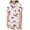 p-2Light Gray12, variant on CAIVO Girls Polka Dots Printed 2 Piece Pajama Sets Lapel Short Sleeve Button Down Shirt With Shorts Children Kids Homewear Nightwear