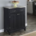 thumbnail image 2 of Homestyles Buffet de Buffets en Bois Noir, 2 of 13