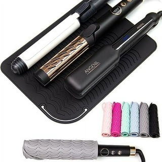 ANGENIL Professional Silicone Heat Resistant Mat Pouch for Hair  Straightener Curling Iron and Flat Iron Portable