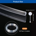 thumbnail image 2 of Uxcell Fiber Optic Cable Car Side Glow LED Illumination Crystal Cables Car Atmosphere Neon Cold Lights 8 Meters 3mmx6mm, 2 of 5