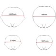 thumbnail image 4 of 30PCS Retaining Spring Rings Clasp for MR16 MR11 Diameter 35mm and 50mm LED Halogen Bulb Holders 2 Shapes 2 Sizes Bulb Fittings or Most Lamps, 4 of 7
