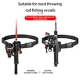 thumbnail image 6 of Outdoor Fishing Adjustable Waist Belt with Nylon Wader Poles Inserter & Rod Wading Tackle, 6 of 8