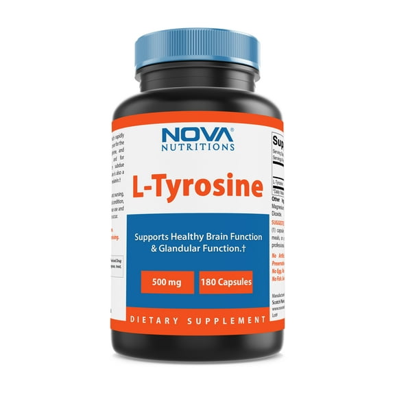 Nova Nutritions L-Tyrosine 500 mg 180 Capsules