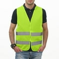 thumbnail image 4 of BiZtdJrK Cycling Vests for Men High Visibility Reflective Safety Vests Hi Vis Lightweight Sleeveless Workwear Jackets Green Free Size, 4 of 10