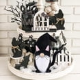 thumbnail image 5 of Muñeco de adorno de gnomo de gato de Halloween YONGSHENG sin rostro, 5 of 5