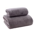 thumbnail image 2 of Juego de toallas de baño, albornoz suave, toalla de baño ligera, toalla absorbente, toalla de secado rápido para Yoga, Sauna, salón, dormitorio, mujer Gris, 2 of 8