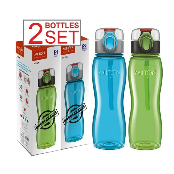 Sports Water Bottle Milton Flip Top OneClick Open Tritan Plastic