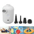 thumbnail image 4 of Tiny Pump, Small Portable Fast Pumping Electric Air Pump Fast Inflation With 4 Nozzles For Swimming Rings, 4 of 8