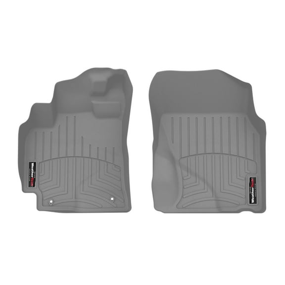 WeatherTech Custom Fit FloorLiners compatible with Vibe, Matrix - 1st Row (Driver & Passenger), Grey
