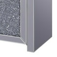 thumbnail image 4 of Benjara Noe 59" Wood TV Entertainment Media Console- Faux Diamond Inlay- Silver, 4 of 5